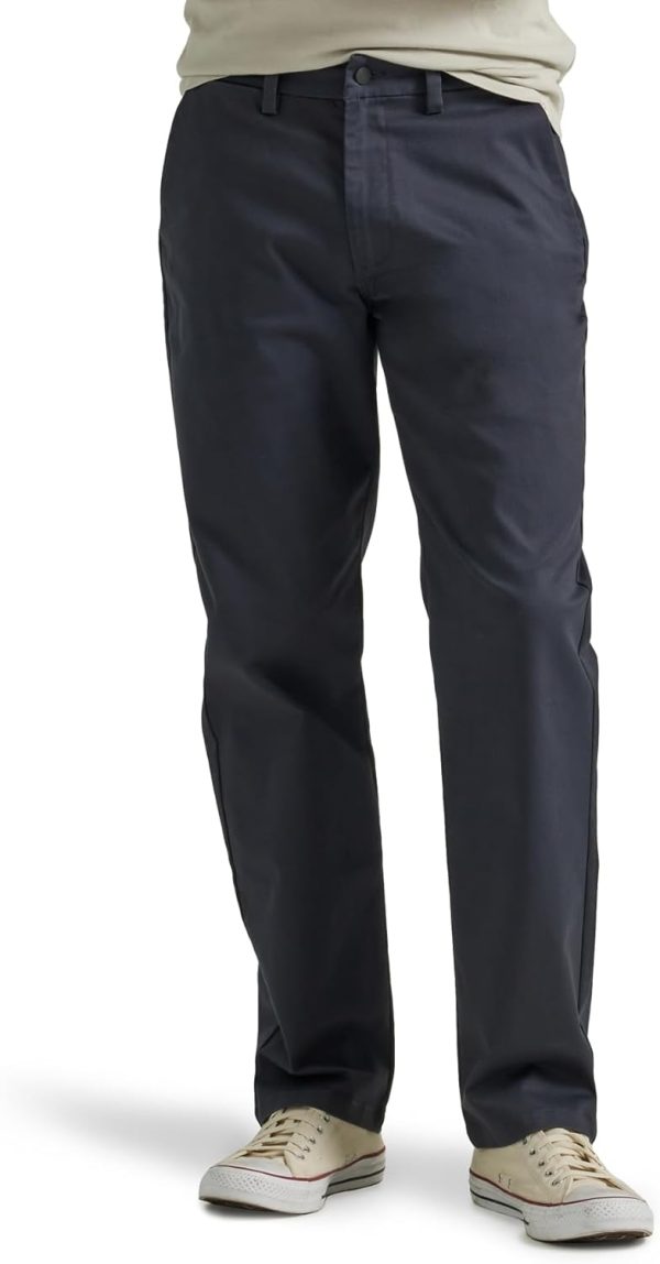 Men's Flat Front Relaxed Straight Pant