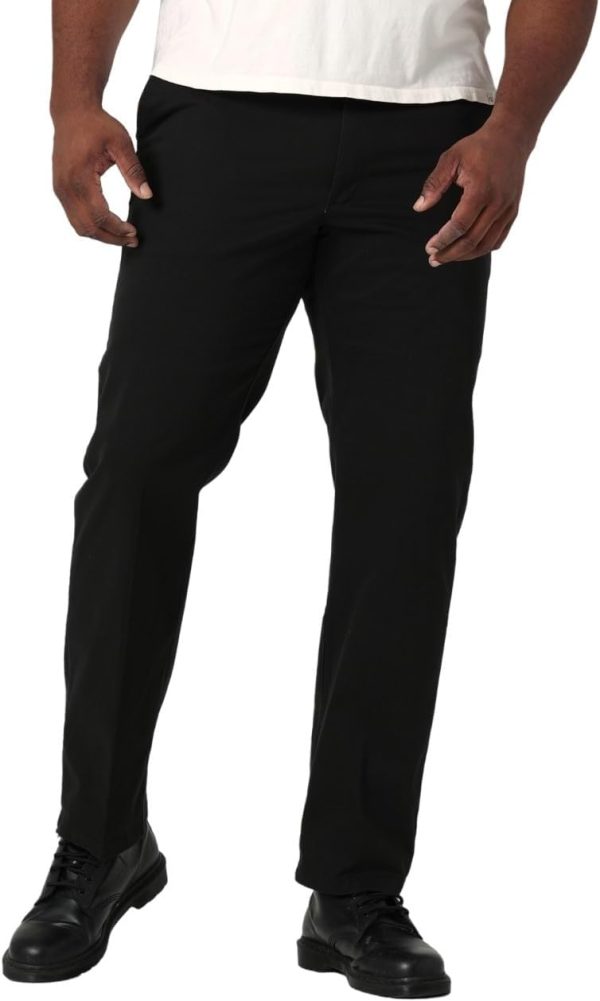 Men's Big & Tall Extreme Motion Flat Front Regular Straight Pant