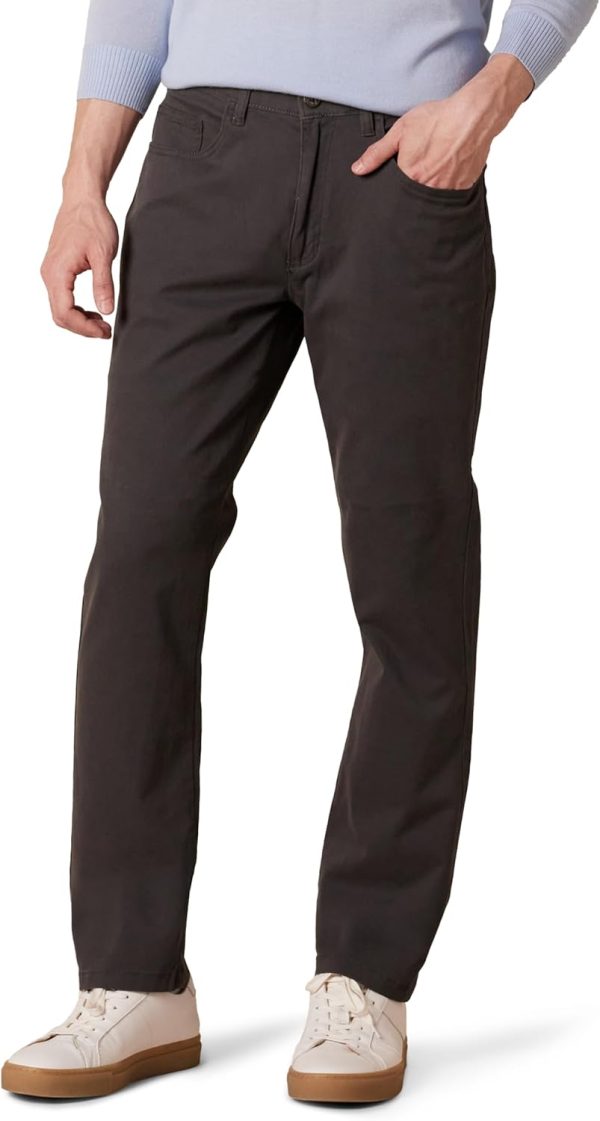Men's Straight-Fit 5-Pocket Comfort Stretch Chino Pant