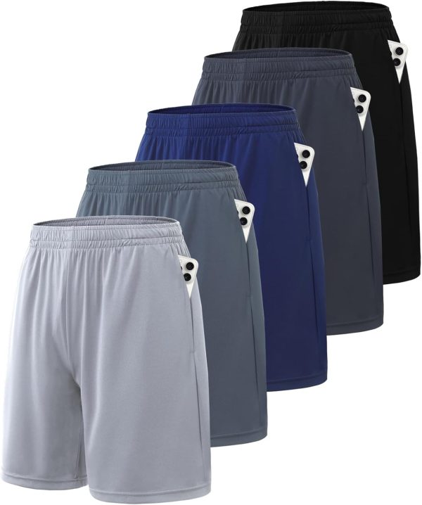 Mans Athletic Gym Shorts - Quick Dry Lightweight Training Shorts