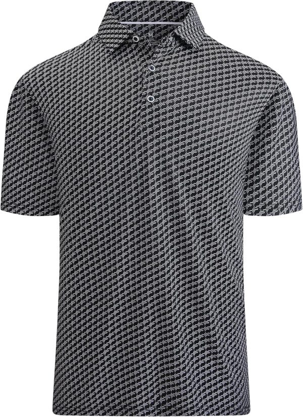 Golf  Shirts for Men Short Sleeve Wrinkle Free 4 Way Stretch Moisture Wicking Performance Collared Tshirts